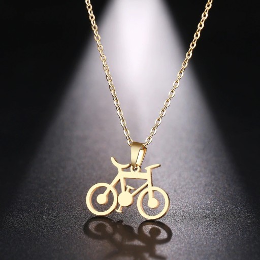 Collana con bicicletta