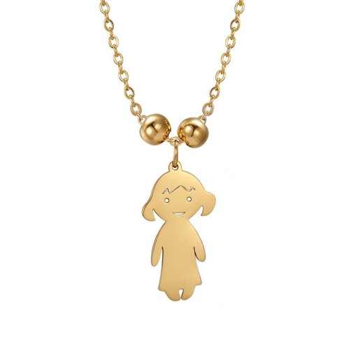 Collana con ciondolo bambini