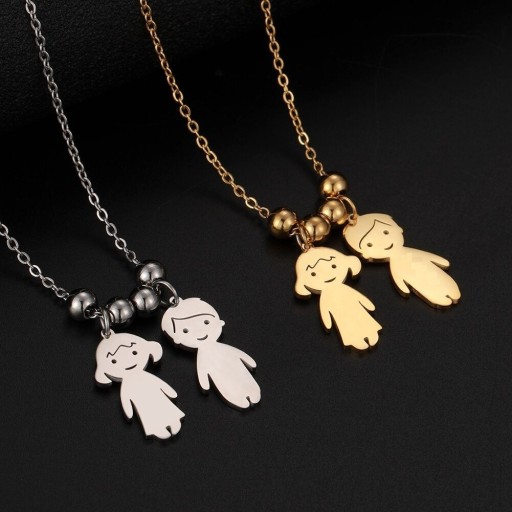 Collana con ciondolo bambini