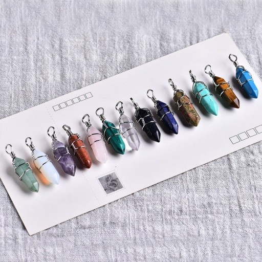 Collana con cristallo naturale