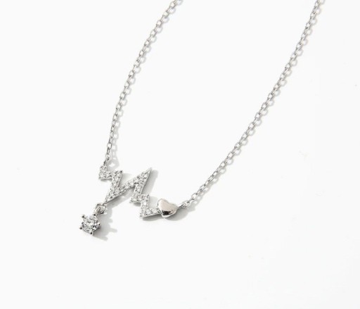 Collana da donna con battito cardiaco D488