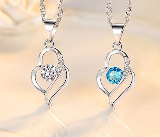 Collana da donna con cuore D426