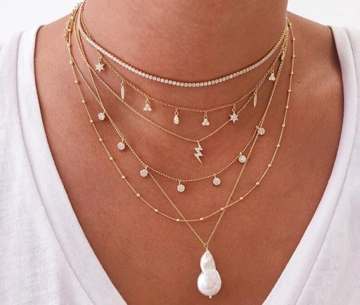 Collana da donna con fulmine