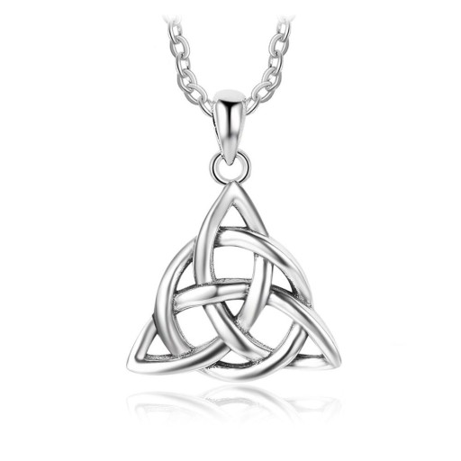 Collana da donna con pendente Triquetra