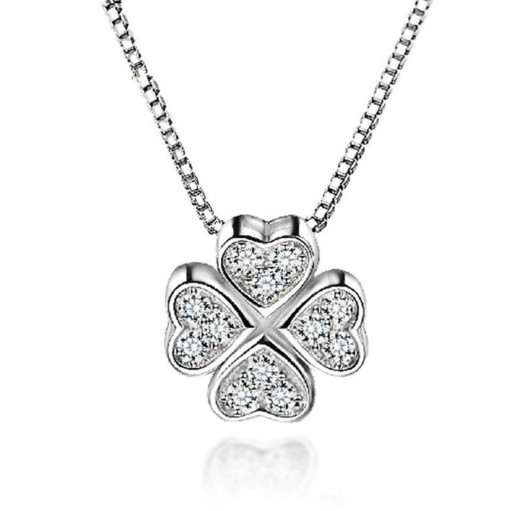 Collana da donna con quadrifoglio G485