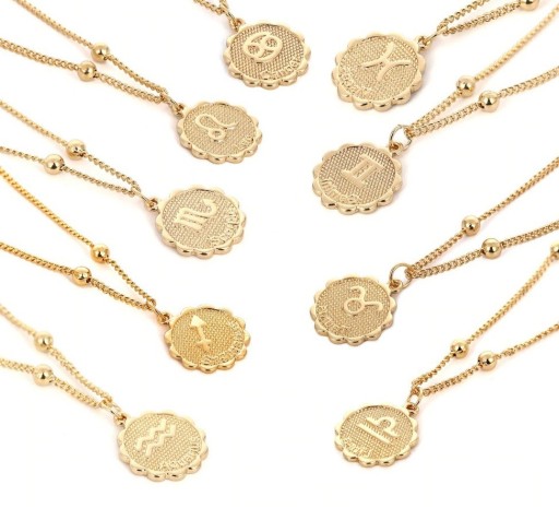 Collana da donna con segno zodiacale