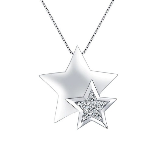 Collana da donna con stelle D838