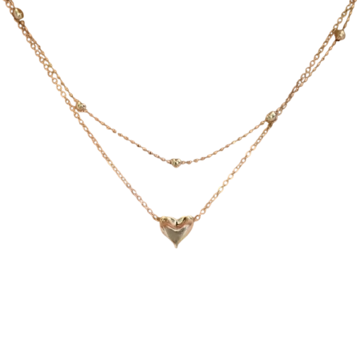 Collana dorata bohémienne con pendente in lega di zinco Stile vintage a strati Gioiello di moda elegante Regalo per donne