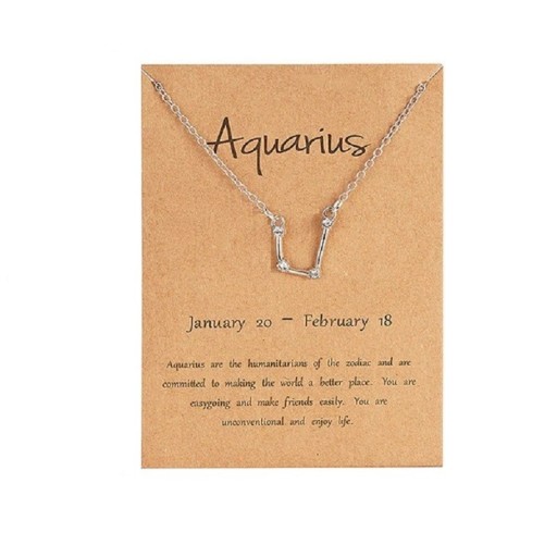 Collar con el signo del zodiaco para mujer D185
