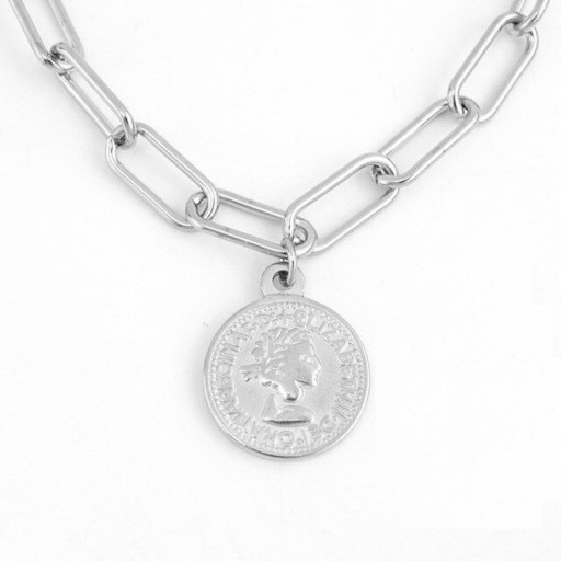Collar de cadena para mujer con eslabones grandes