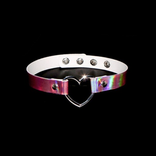 Collar de cinta brillante para mujer