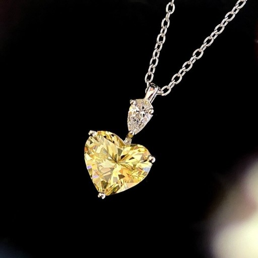 Collar de corazón para mujer D769