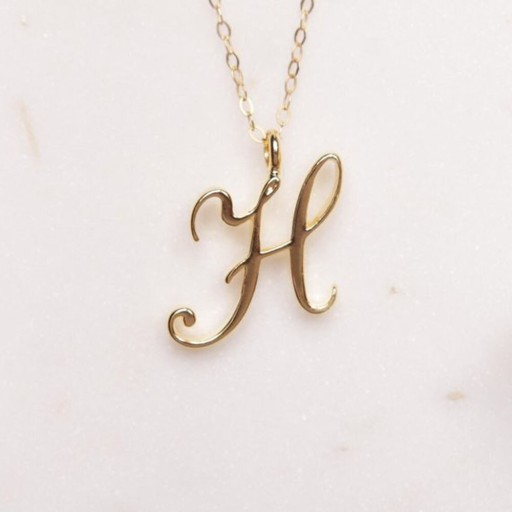 Collar de letras para mujer