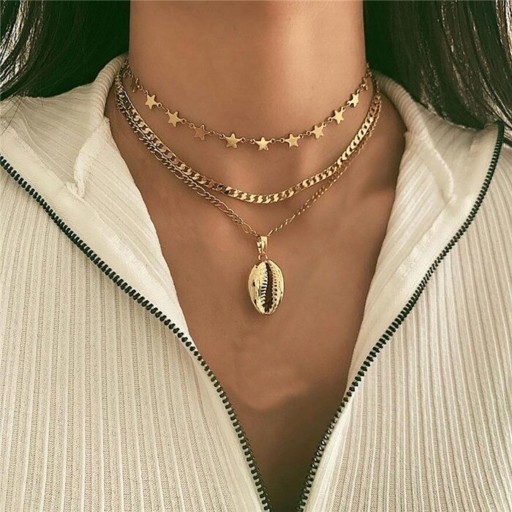 Collar de mujer con colgantes G804