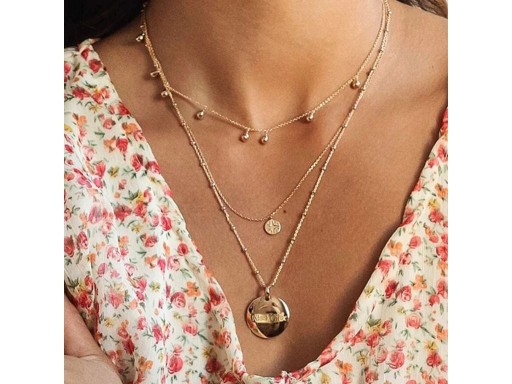Collar de mujer con colgantes G805