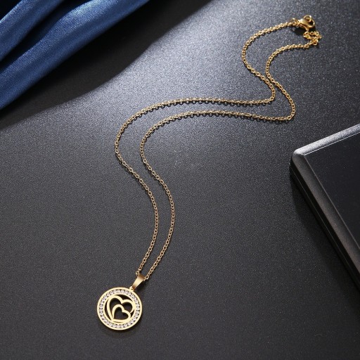 Collar de mujer con corazones D272