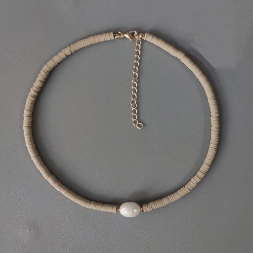 Collar de mujer con perlas y cuentas G822