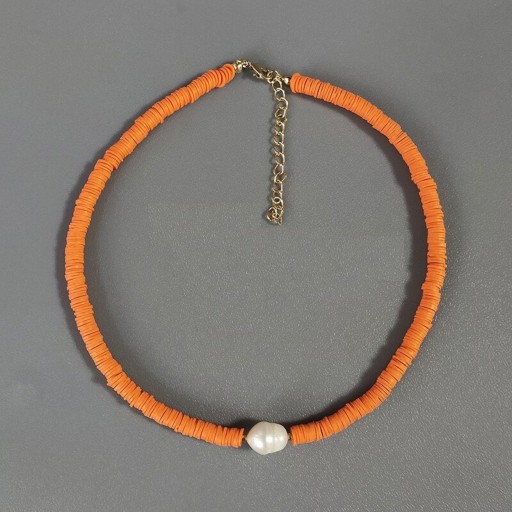 Collar de mujer con perlas y cuentas G822