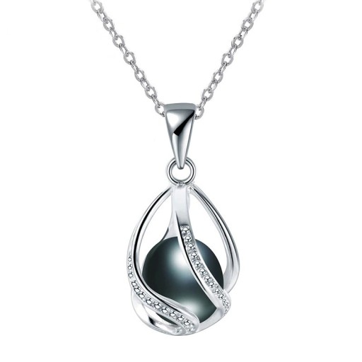Collar de perlas para mujer D595