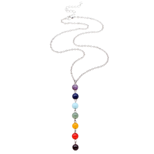 Collar de siete chakras para mujer