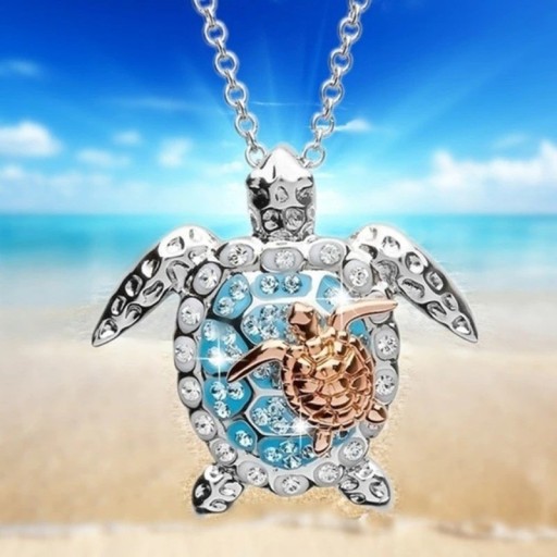 Collar de tortuga para mujer D298