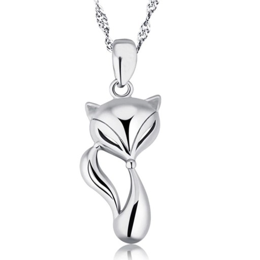 Collar de zorro para mujer