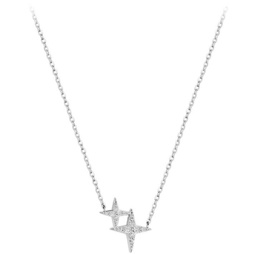 Collier délicat pour femmes avec des étoiles