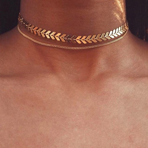 Collier double pour femme G734
