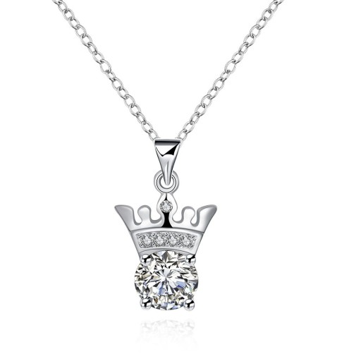 Collier en argent avec zircon