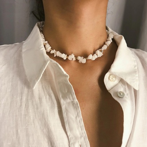 Collier en pierres pour femmes G797