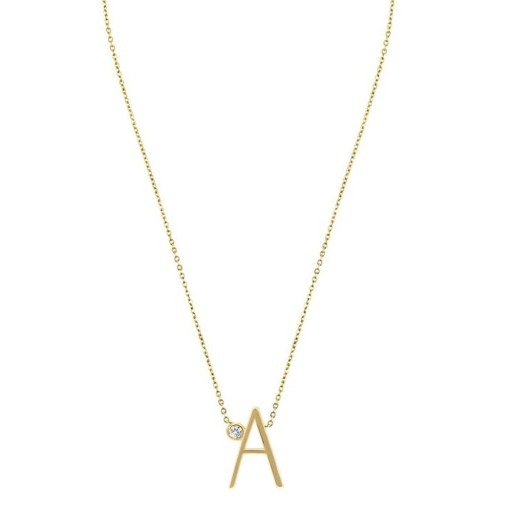 Collier féminin avec lettres de l'alphabet M84