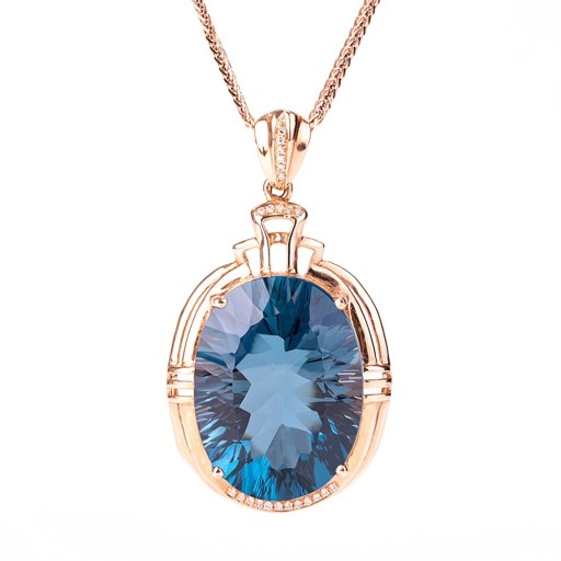 Collier féminin avec pendentif D649