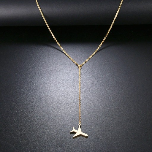 Collier femme avec avion D299
