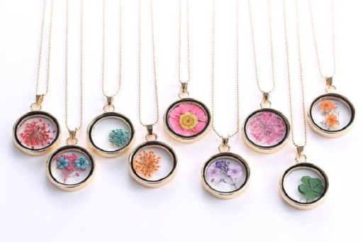 Collier Femme avec Fleur C1005