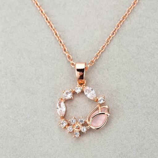 Collier Femme avec Fleur D287