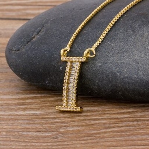 Collier femme lettre D90