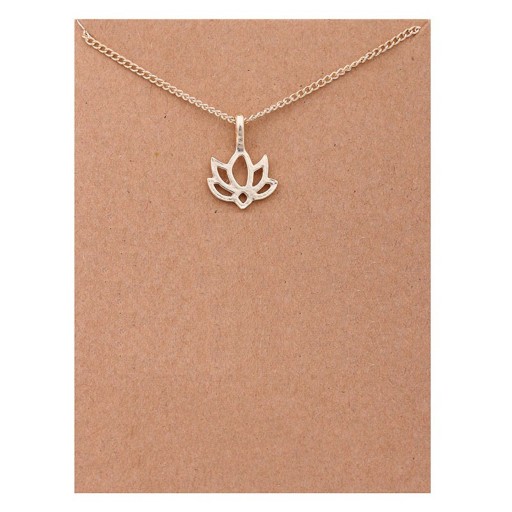 Collier fin pour femme avec pendentif G762