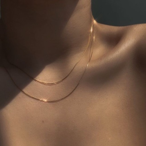 Collier fin pour femmes D85