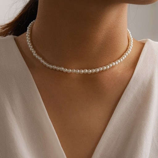 Collier perlé pour femme D275