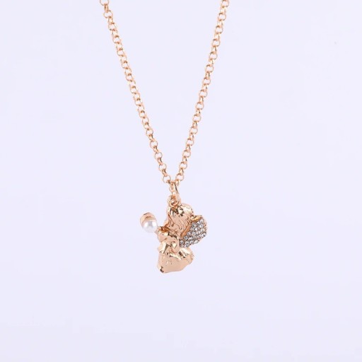 Collier pour femme avec ange D305