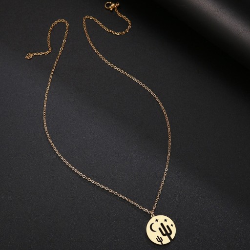 Collier pour femme avec cactus