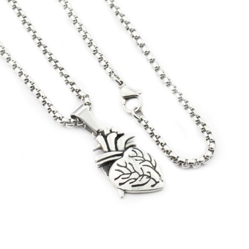 Collier pour femme avec cœur D329