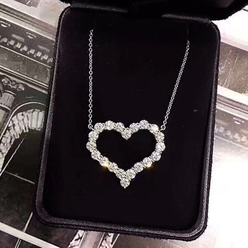 Collier pour femme avec cœur D355