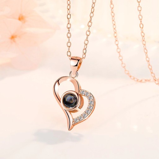 Collier pour femme avec cœur D688