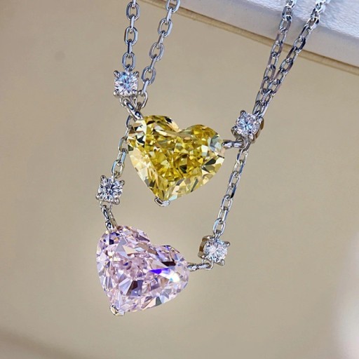 Collier pour femme avec cœur D746