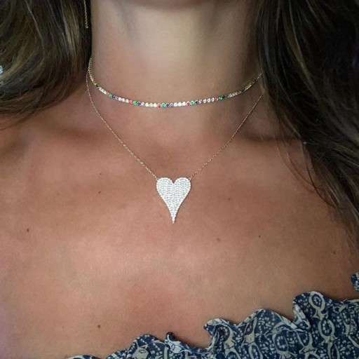 Collier pour femme avec cœur G583