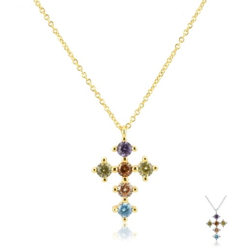 Collier pour femme avec croix G605
