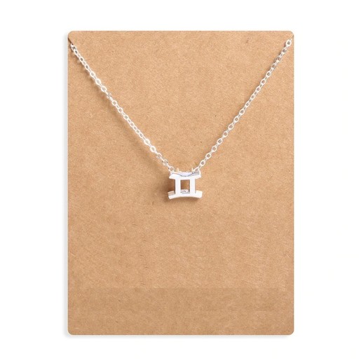 Collier pour femme avec des signes du zodiaque