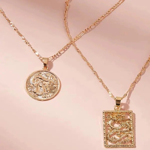 Collier pour femme avec dragon