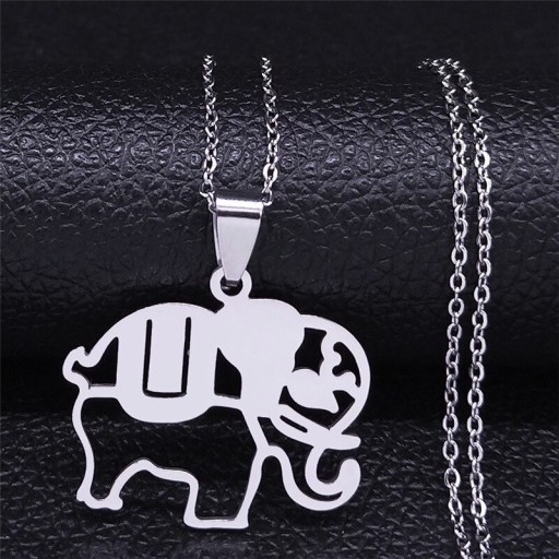 Collier pour femme avec éléphant D284